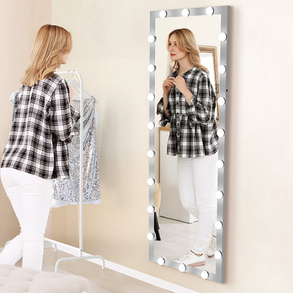 Lighted Vanity Mirror: Standing or Wall Mounted