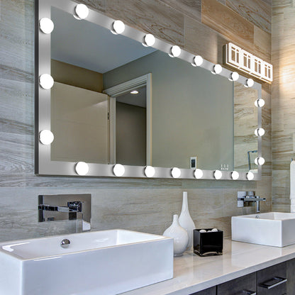 Lighted Vanity Mirror: Standing or Wall Mounted