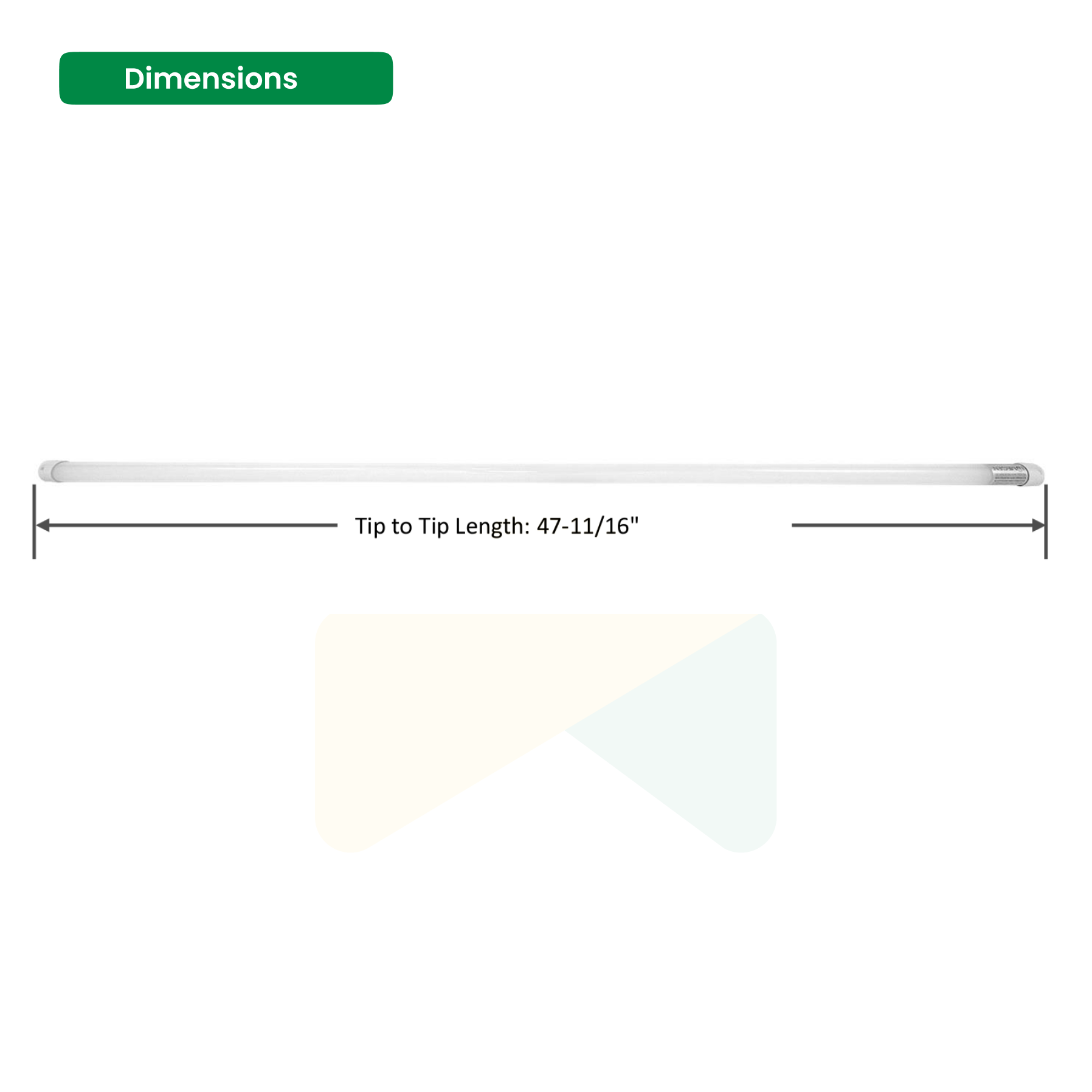 Versatile 4ft LED Tube Light - 18W, 2340 Lumens, AC100-277V, 4000K, Frosted Cover / Bypass Ballast / Type B / Double Ended  (25-Pack)