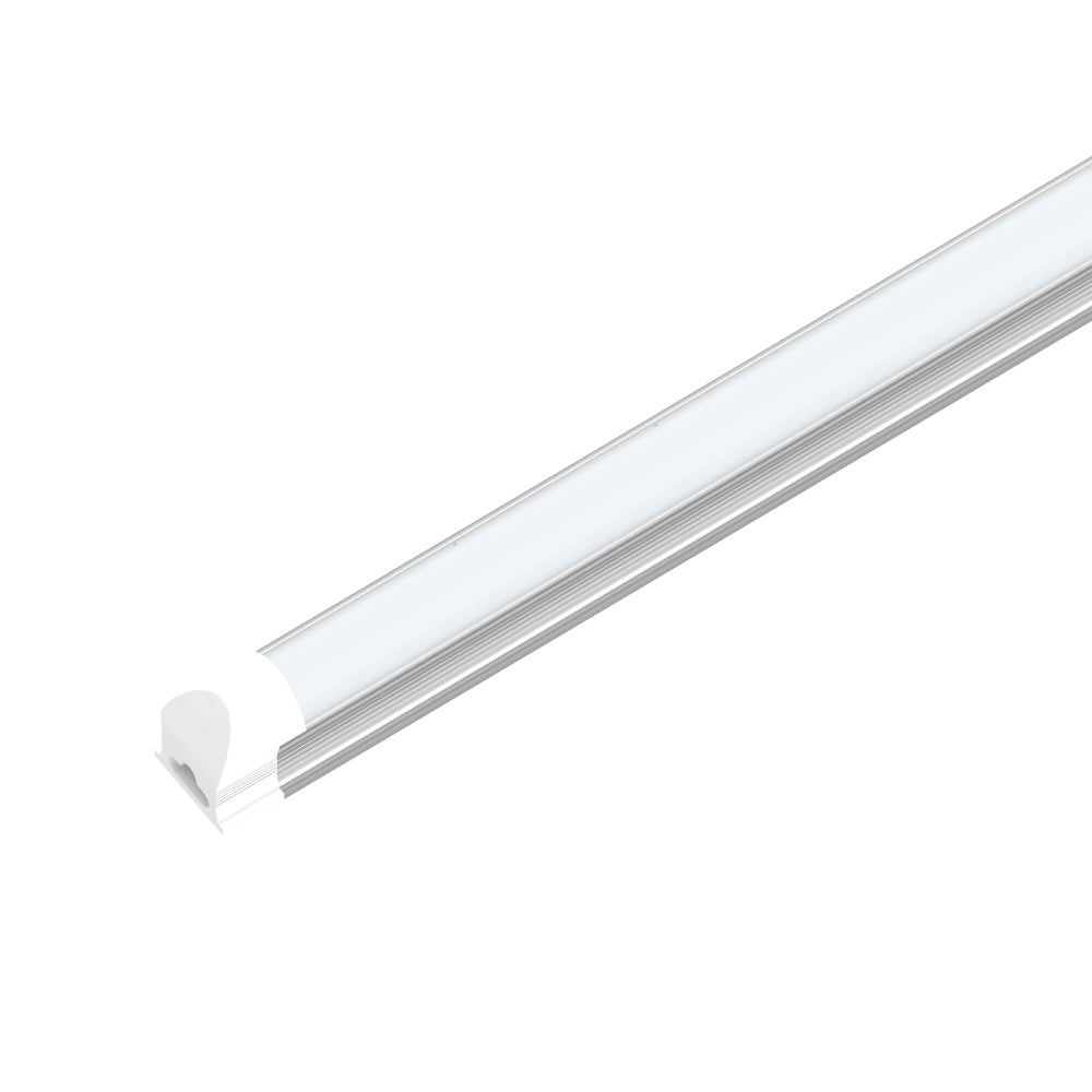 High-Quality 8ft Integrated LED Tube Light Non Dimming - Frosted Linkable Tube  - 60W, 5000K, 7800 Lumens (25-Pack)