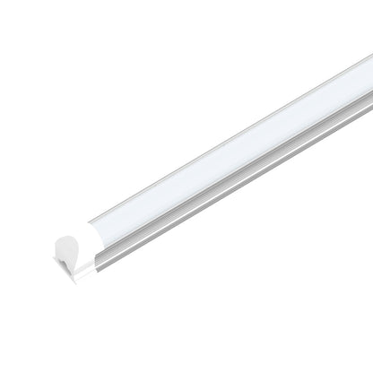 High-Quality 8ft Integrated LED Tube Light Non Dimming - Frosted Linkable Tube  - 60W, 5000K, 7800 Lumens (25-Pack)