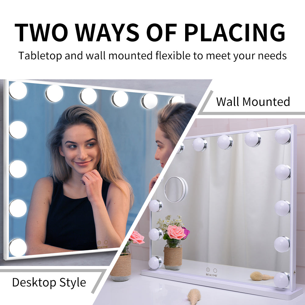 Hollywood Vanity Mirror with Adjustable LED Bulbs