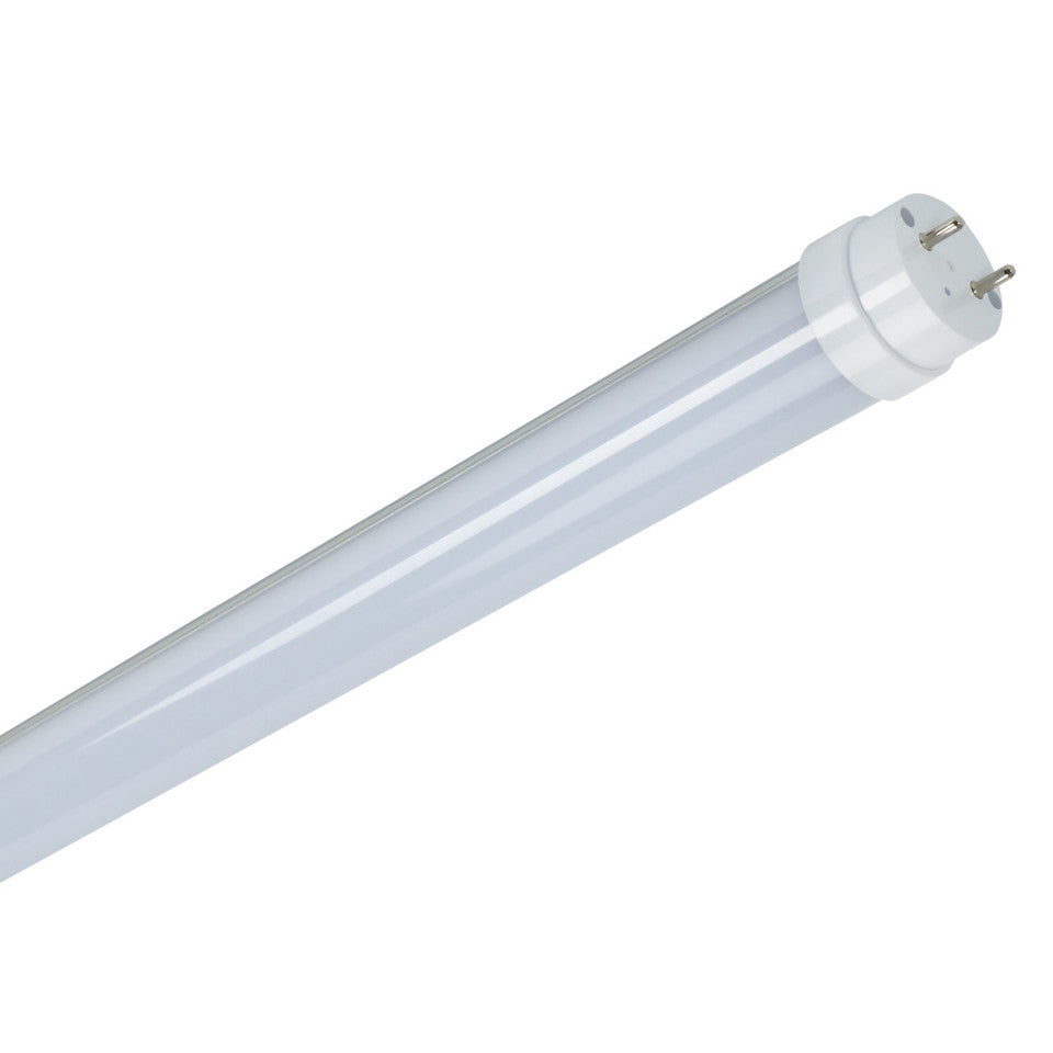 UL Type C T8 LED Tube - 4ft, 15W, 5000K, 1950 Lumens, Aluminum Housing, External Driver, Frosted Lens - 30 Pack