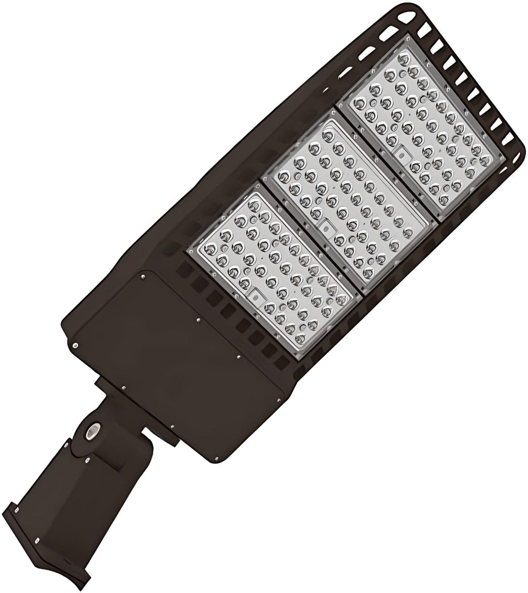 Sturdy LED Shoebox Light - Slip Fitter Mount, 200W/240W/300W, 5000K, Dimmable