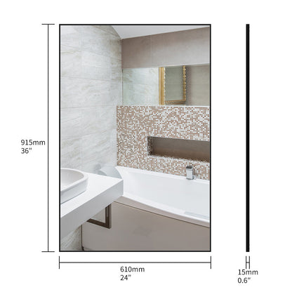 Minimalist Wall Mirrors: Horizontal or Upright Hanging