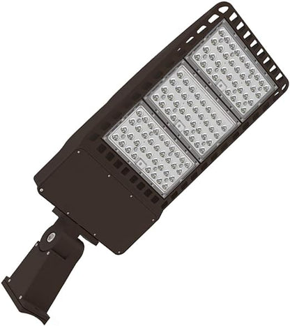 Durable LED Shoebox Light - Direct Mount, 300W/350W/400W, 5000K, Dimmable