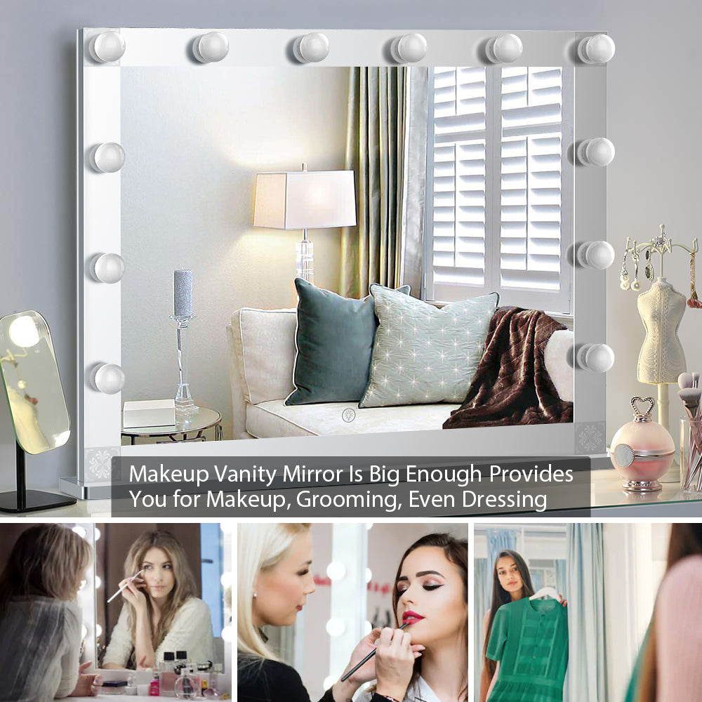 Hollywood Vanity Makeup Mirror with LED Bulbs