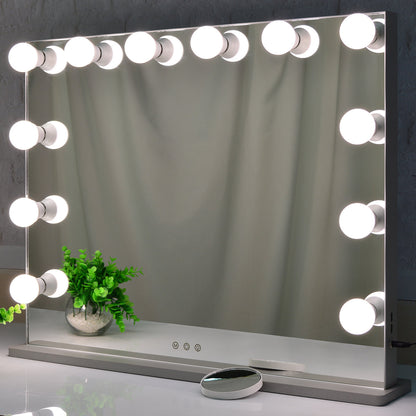 Hollywood Style Lighted Vanity Mirror with Dimmer