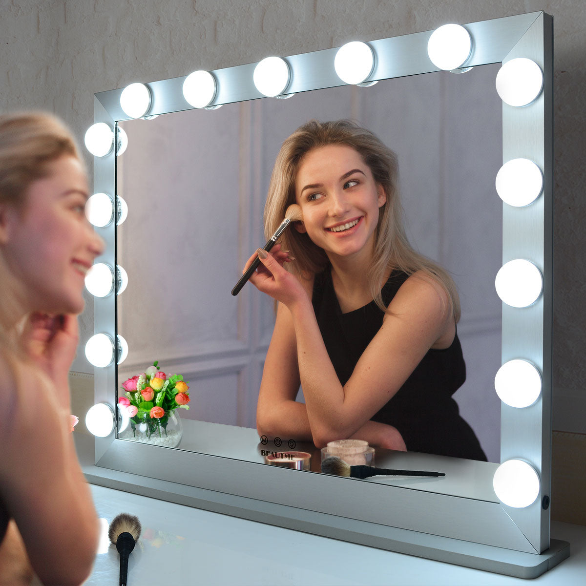 Hollywood Vanity Mirror with 15pcs LED Lights