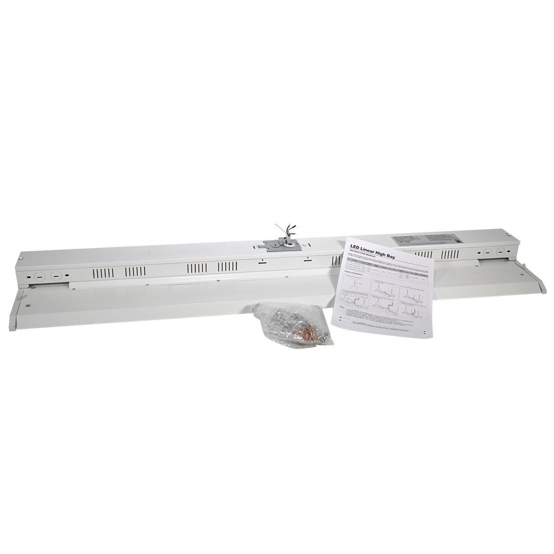 LED Linear High Bay Light - 300W - 5000K - 45000 Lumens - Dimmable - UL Listed - DLC Premium - 2-Pack