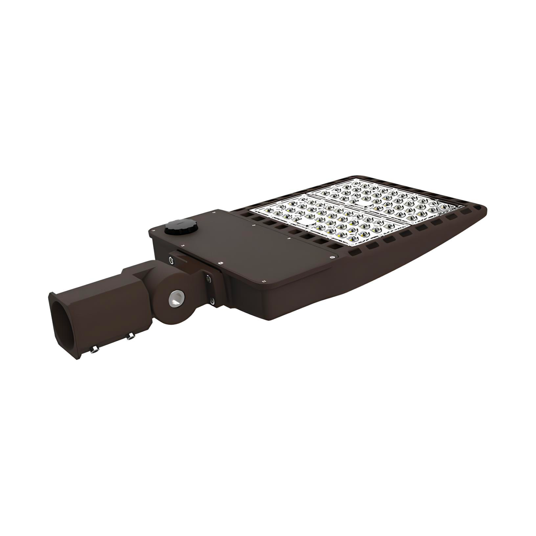 LED Shoebox Light - Slip Fitter Mount, 100W/150W/200W, 5000K, Dimmable, Waterproof