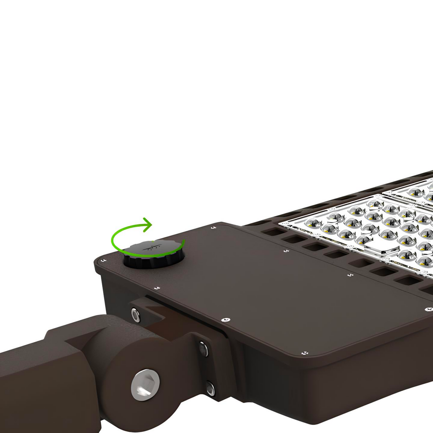 LED Shoebox Light - Slip Fitter Mount, 100W/150W/200W, 5000K, Dimmable, Waterproof