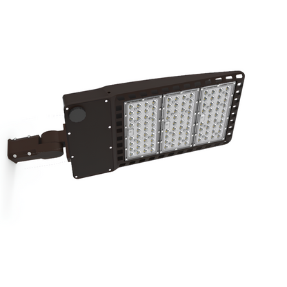 Waterproof LED Shoebox Light - Trunnion Mount, 300W/350W/400W, 5000K, Dimmable