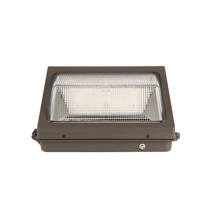 Adjustable LED Wall Pack with Photocell - 45W/60W/75W, 3000K/4000K/5000K, 120-277VAC, Dimmable, UL Listed (5 Years Warranty)