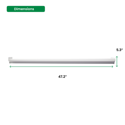 Versatile LED Wraparound Light - 32W/40W/48W, 3500K/4000K/5000K, 5520 Lumens, 120-277VAC, Dimmable (5 Years Warranty)