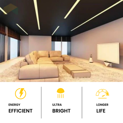 LED Strip Lights: 33. 4FT Strip Lights - Wattage Adjustable - 3500/4000/5000K