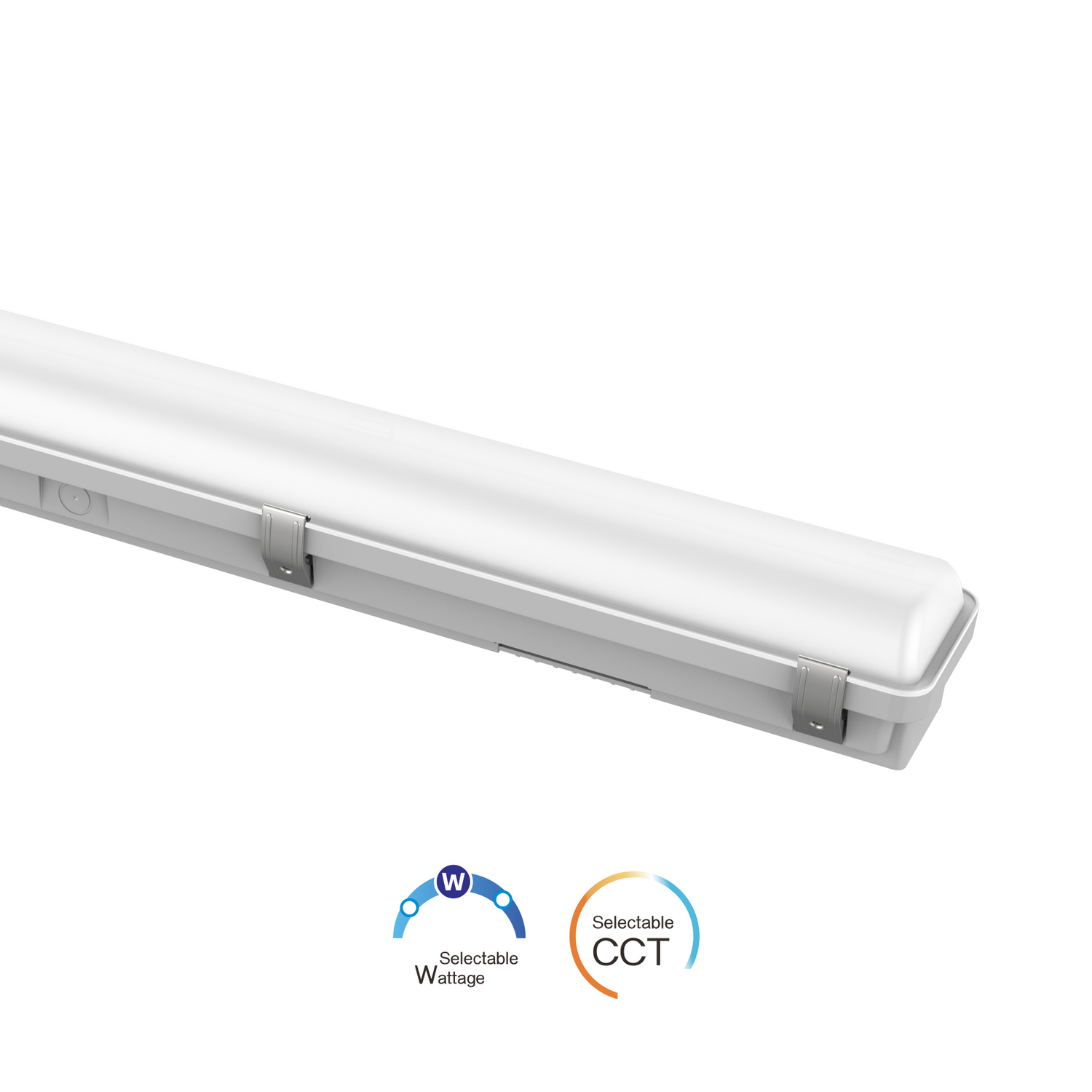 4FT Vapor Proof Light - Wattage Adjustable - 3000/4000/5000K