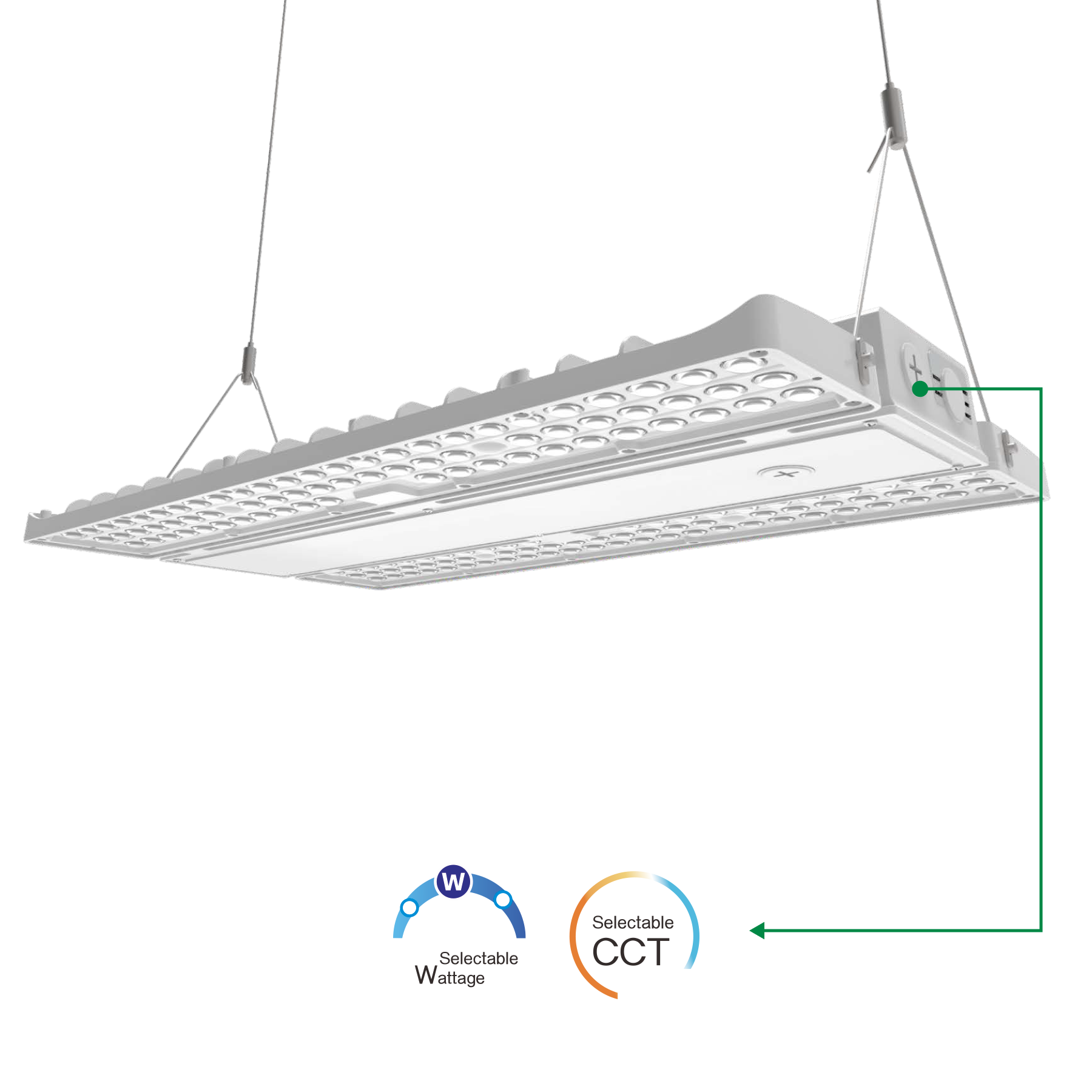 1.2FT LED High Bay Linear Light - 115-130-155W