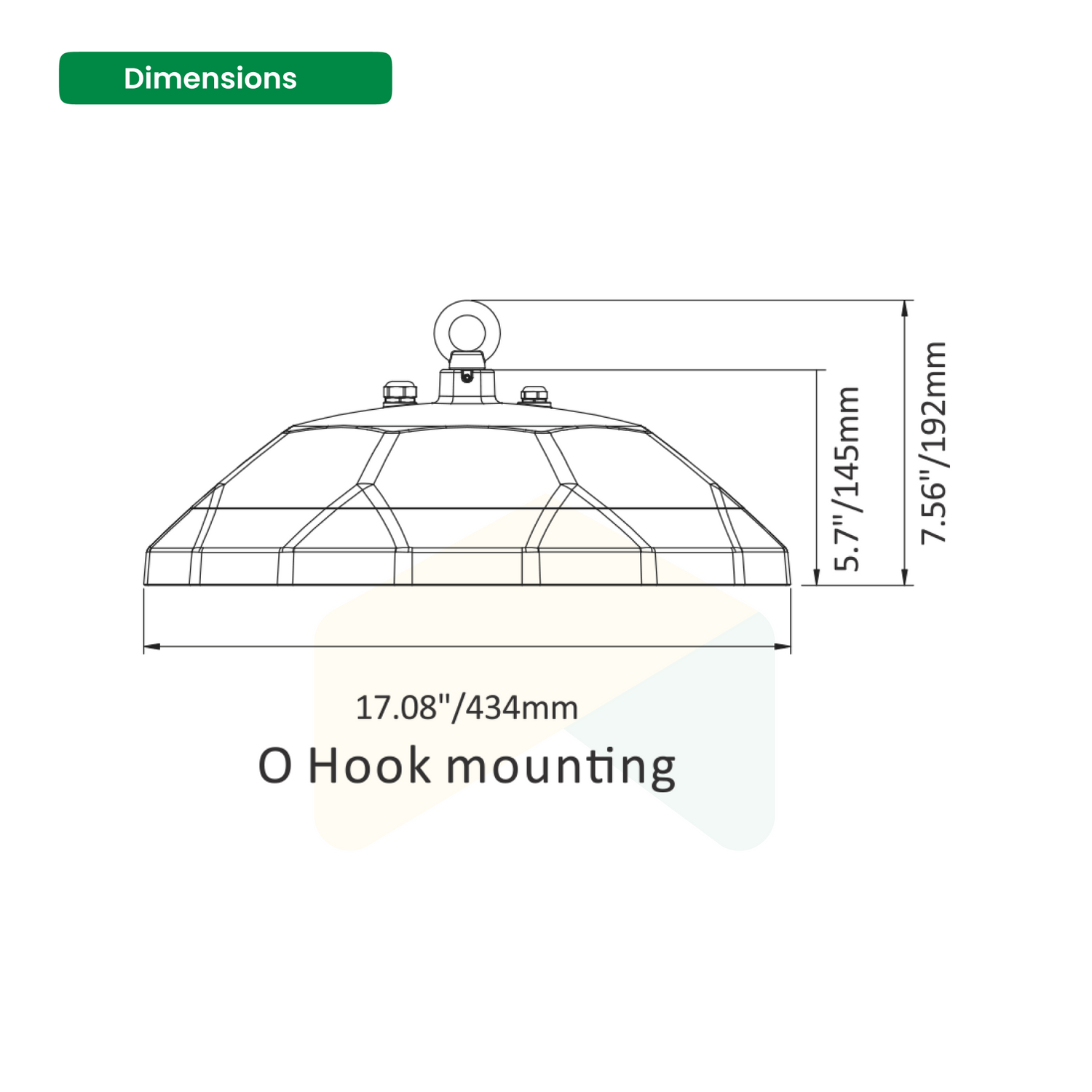 LED UFO High Bay Lights: 39. UFO High Bay Light - 200W - 5000K - 29200 Lumens