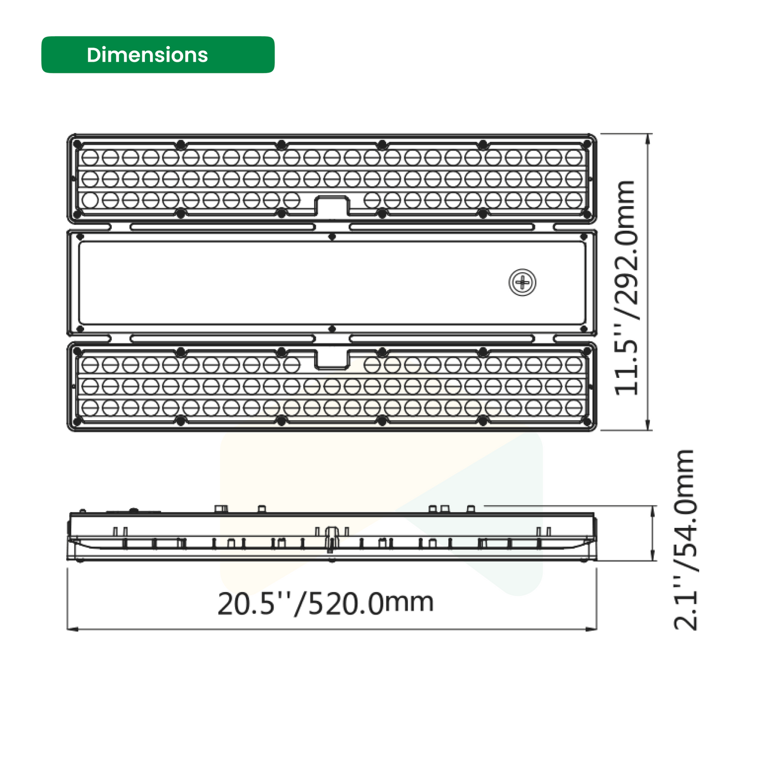 1.7FT LED Linear High Bay Light - 30/180/210W