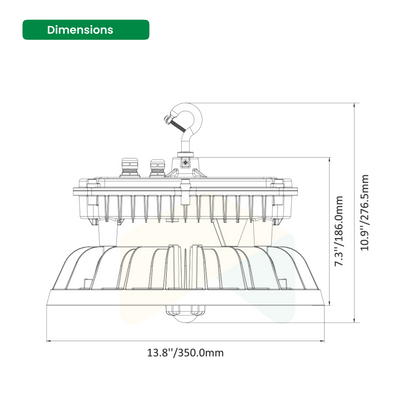 Adjustable UFO High Bay Light - 240W/270W/310W