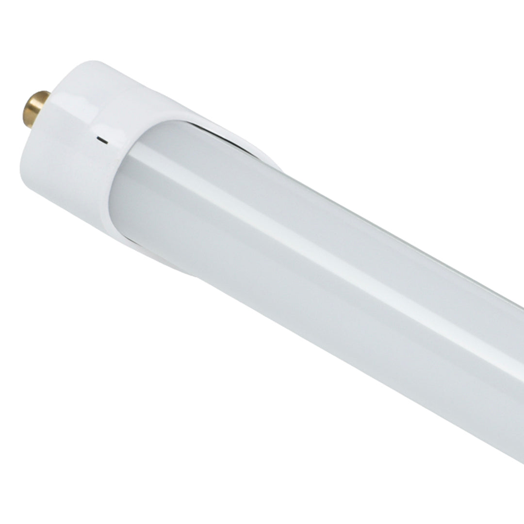 Ultra-Bright 8ft T8 LED Tube - 40W, 4000K, 4800 Lumens, Aluminum Housing, Switch Dimming, Frosted Lens, FA8 Single Pins - 20 Pack