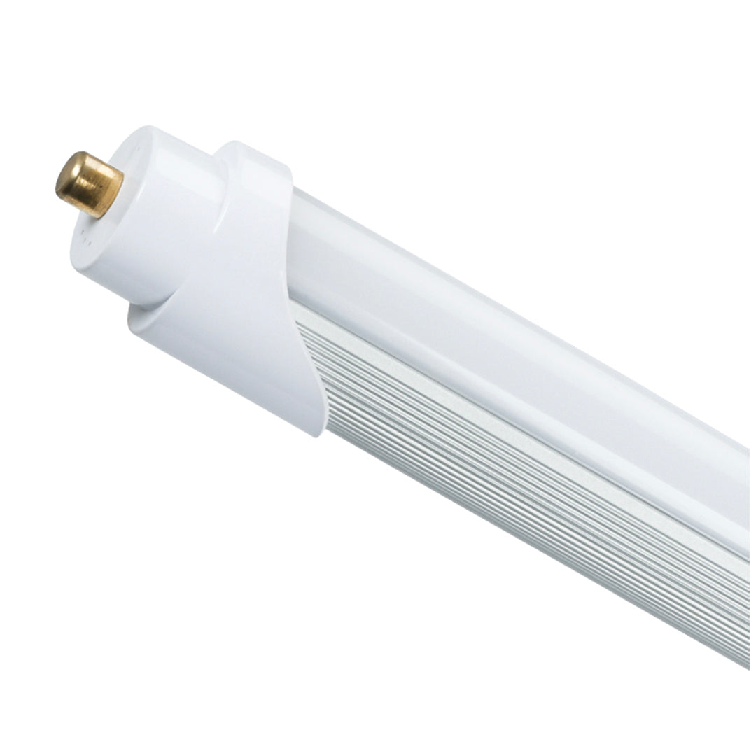 Ultra-Bright 8ft T8 LED Tube - 40W, 4000K, 4800 Lumens, Aluminum Housing, Switch Dimming, Frosted Lens, FA8 Single Pins - 20 Pack