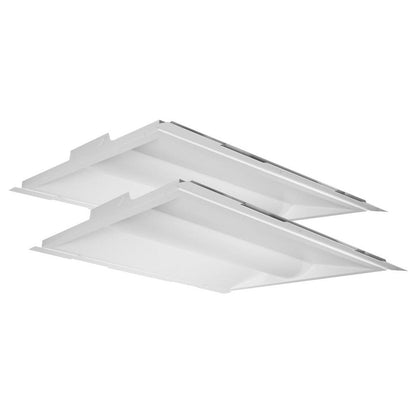 LED Troffer Retrofit - 15W/20W/30W - Color Changeable - 3750 Lumens - 120-277VAC - Dimmable - ETL Listed - DLC Premium - 2-Pack